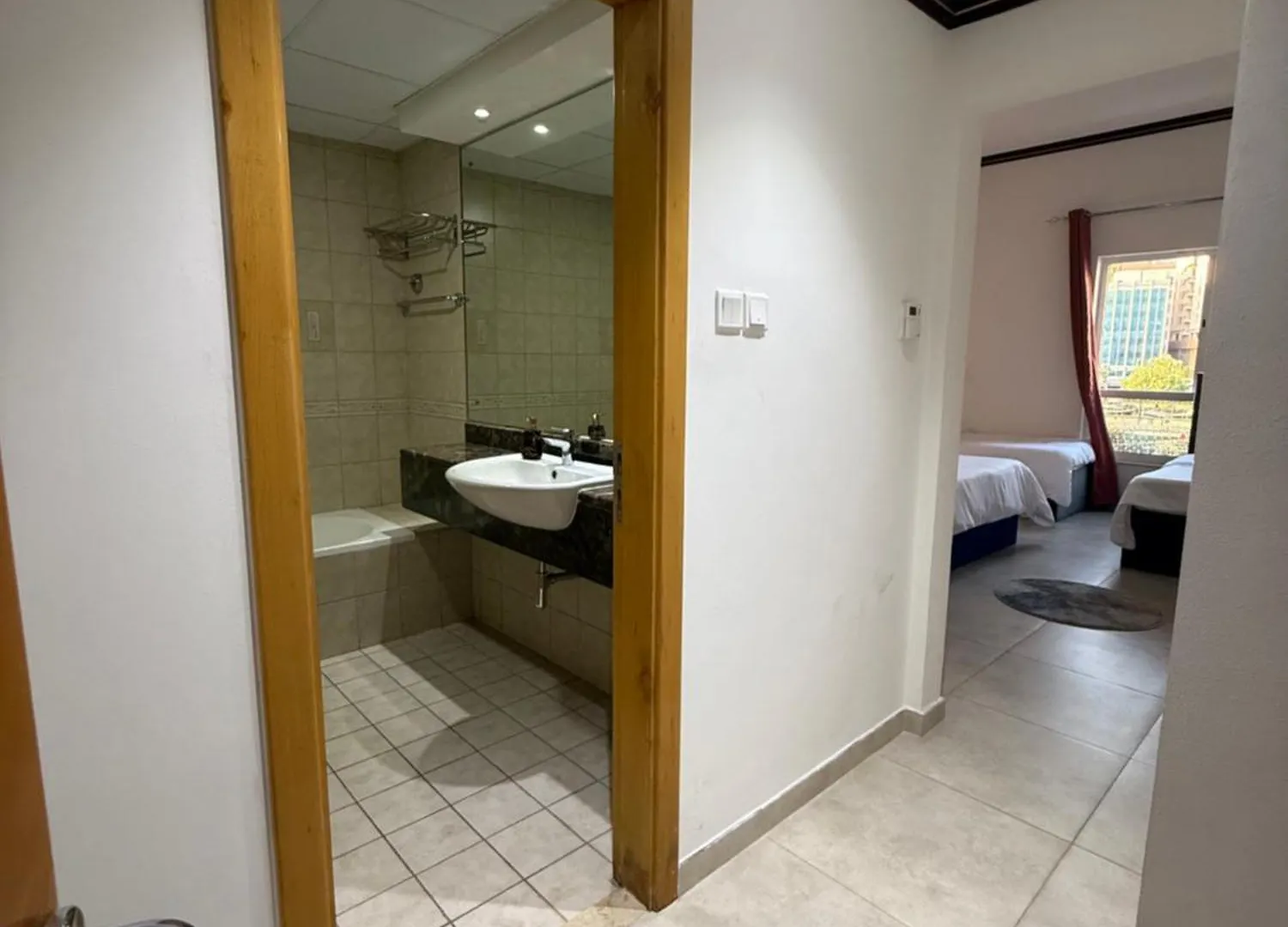 2016 Queen Room In Hotel Apartments With Private And Attached Bathroom Close To Union Metro Station With Paid Parking Dubai